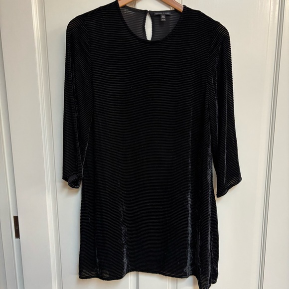 Eileen Fisher Velvet Tunic Top/ Dress size XS - Picture 1 of 5